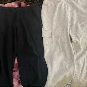Aritizia cargo sweats (2 pair) black and gray